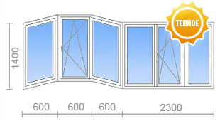 Теплое остекление лоджии в П-111М Теплое остекление лоджии в П-111М