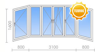 Теплое остекление лоджии в II-18 Теплое остекление лоджии в II-18