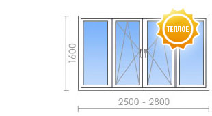 Теплое остекление лоджии в 1605 Теплое остекление лоджии в 1605